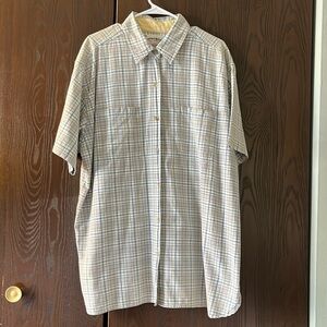 Stone Mesa Jean Co for women, short sleeved blouse. Button down. Size 20.